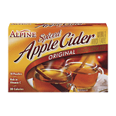 Alpine Apple Cider original, spiced instant drink mix, 10 pouches Full-Size Picture